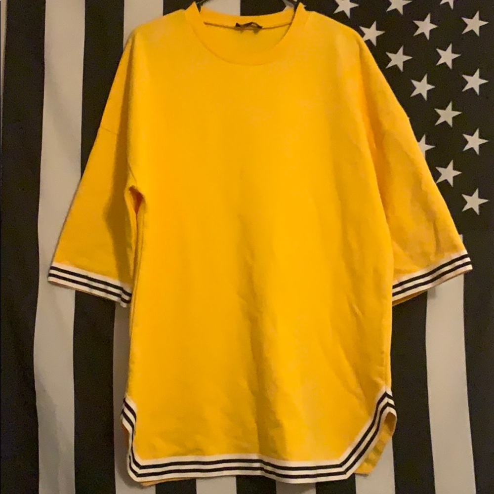 Oversized Yellow Shirt